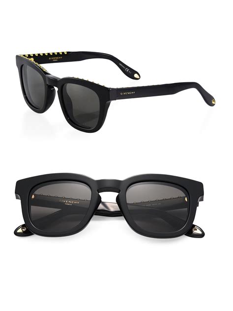 givenchy studded square sunglasses